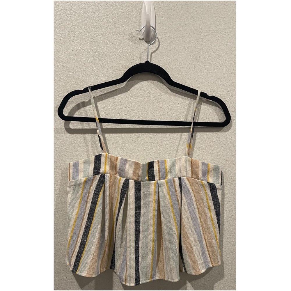 SADIE & SAGE Multicolor Spaghetti Straps Crop Top